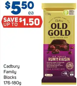 Foodland Cadbury family blocks offer
