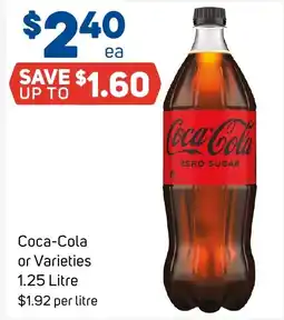 Foodland Coca-cola or varieties offer