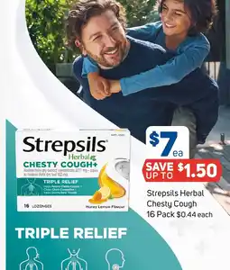 Foodland Strepsils herbal chesty cough offer