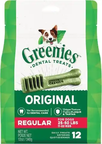 Woolworths Greenies Dental Dog Treats 340g offer