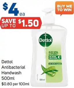 Foodland Dettol antibacterial handwash offer