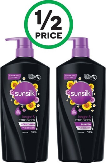 Woolworths Sunsilk Shampoo or Conditioner 700ml offer
