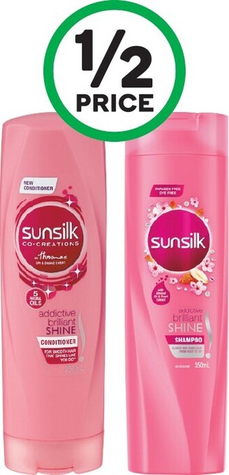 Woolworths Sunsilk Shampoo or Conditioner 350ml offer