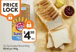 Foodworks Tip Top Sunblest Bread offer