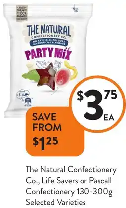 Foodworks The Natural Confectionery Co., Life Savers or Pascall Confectionery offer