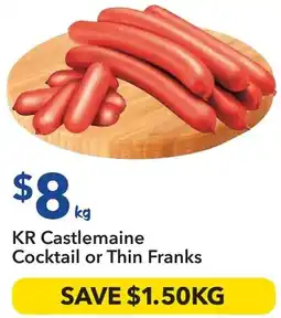 Ritchies KR Castlemaine Cocktail or Thin Franks offer