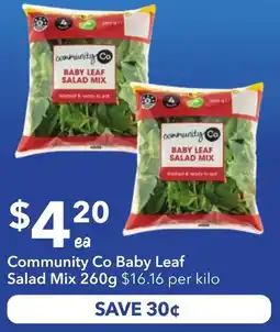Ritchies Community Co Baby Leaf Salad Mix offer