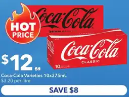 Ritchies Coca-Cola Varieties offer