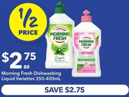 Ritchies Morning Fresh Dishwashing Liquid Varieties offer