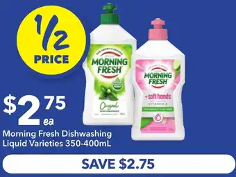 Ritchies Morning Fresh Dishwashing Liquid Varieties offer