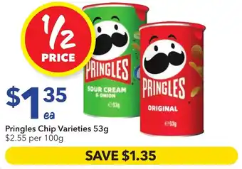 Ritchies Pringles Chip Varieties offer