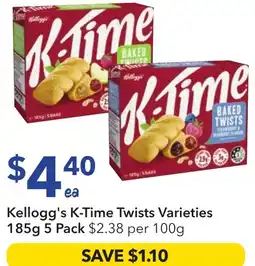 Ritchies Kellogg's K-Time Twists offer