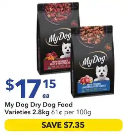 Ritchies My Dog Dry Dog Food offer