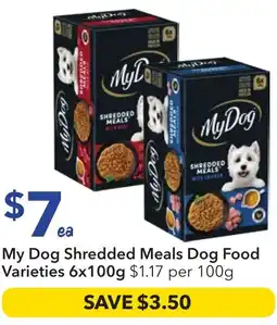 Ritchies My Dog Shredded Meals Dog Food offer