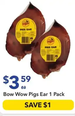 Ritchies Bow Wow Pigs Ear offer