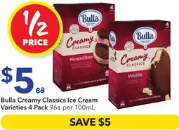 Ritchies Bulla Creamy Classics Ice Cream offer