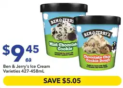 Ritchies Ben & Jerry's Ice Cream offer