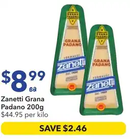 Ritchies Zanetti Grana Padano offer