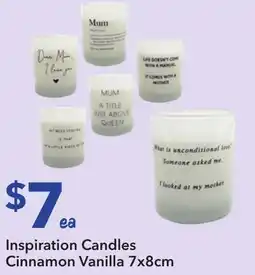 Ritchies Inspiration Candles Cinnamon Vanilla offer
