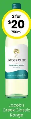 The Bottle O Jacob's Creek Classic Range offer