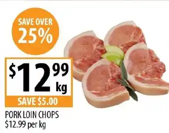 Supabarn Pork loin chops offer