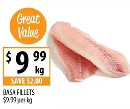 Supabarn Basa fillets offer