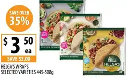 Supabarn Helga's wraps offer