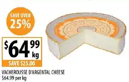 Supabarn Vacherousse d'argental cheese offer