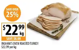 Supabarn INGHAM'S OVEN ROASTED TURKEY offer