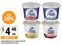 Supabarn Dairy farmers thick & creamy yoghurt offer