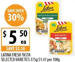 Supabarn Latina fresh pasta offer
