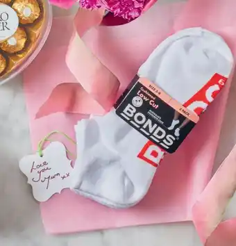 Coles Bonds Womenu2019s Logo Low Cut Socks 3 Pack offer