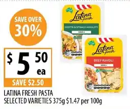 Supabarn Latina fresh pasta offer