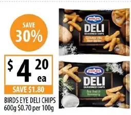 Supabarn Birds eye deli chips offer