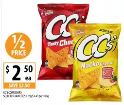 Supabarn CC'S CORN CHIPS offer