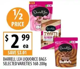 Supabarn Darrell lea liquorice bags offer