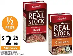 Supabarn Campbell's real stock offer