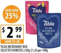 Supabarn Tilda microwave rice offer