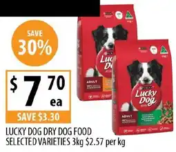 Supabarn Lucky dog dry dog food offer