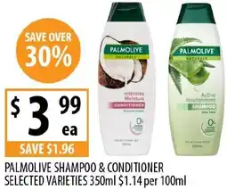 Supabarn Palmolive shampoo & conditioner offer