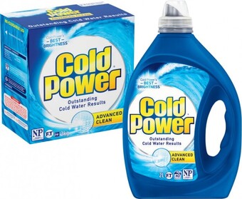 Coles Cold Power Laundry Liquid 1.8 Litre-2 Litre or Powder 2kg offer