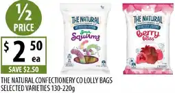 Supabarn The natural confectionery co lolly bags offer