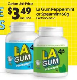 Campbells Wholesale La Gum Peppermint or spearmint offer