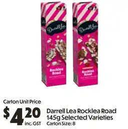 Campbells Wholesale Darrell Lea Rocklea Road offer