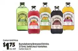 Campbells Wholesale Bundaberg Brewed Drinks offer