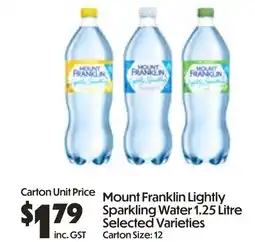 Campbells Wholesale Mount franklin offer