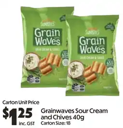 Campbells Wholesale Grainwaves Sour Cream and Chives offer