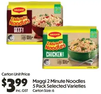 Campbells Wholesale Maggi 2 Minute Noodles offer