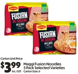Campbells Wholesale Maggi Fusion Noodles offer