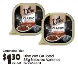 Campbells Wholesale Dine Wet Cat Food offer